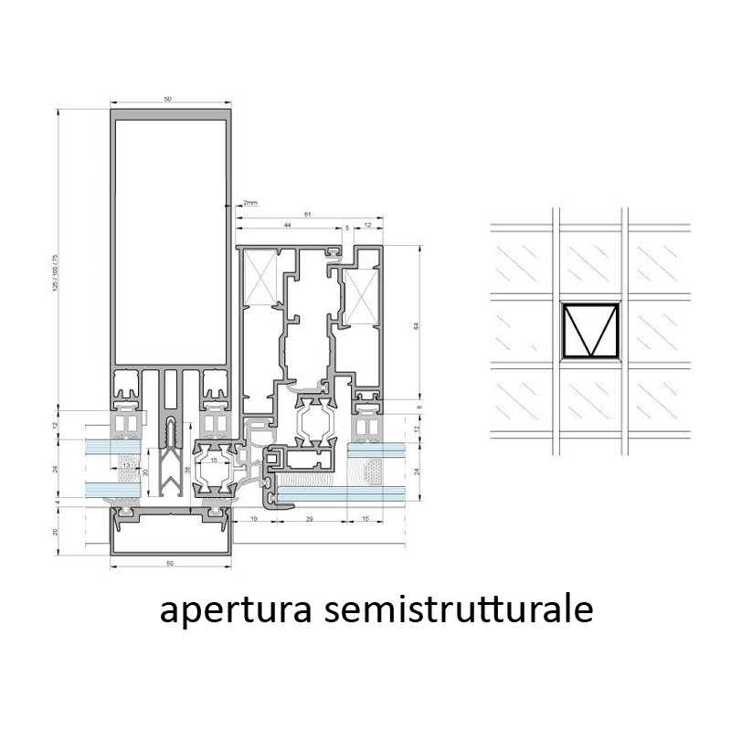 vetral roma immagine profilo sezione apertura semistrutturale